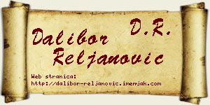 Dalibor Reljanović vizit kartica